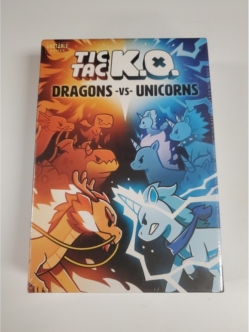 Tic Tacko KO Dragons vs Unicorns Base Game NEW Sealed